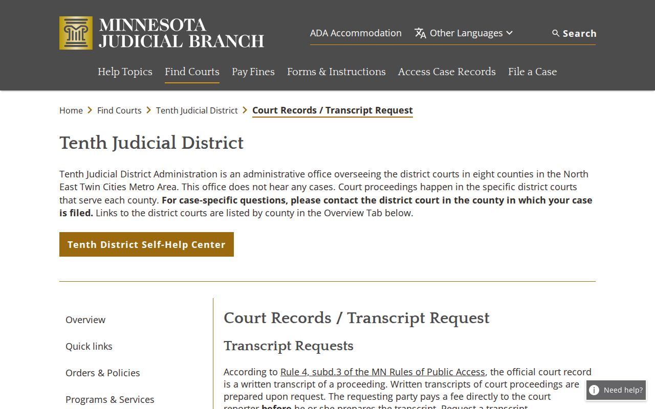 Kanabec court records request information
